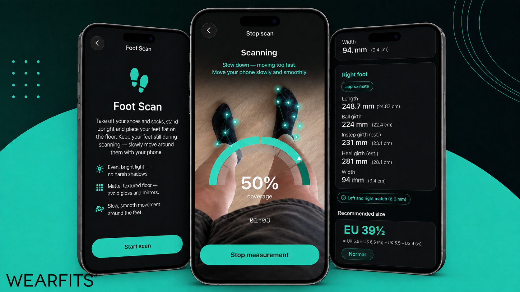 Size and Fit for Footwear by WEARFITS